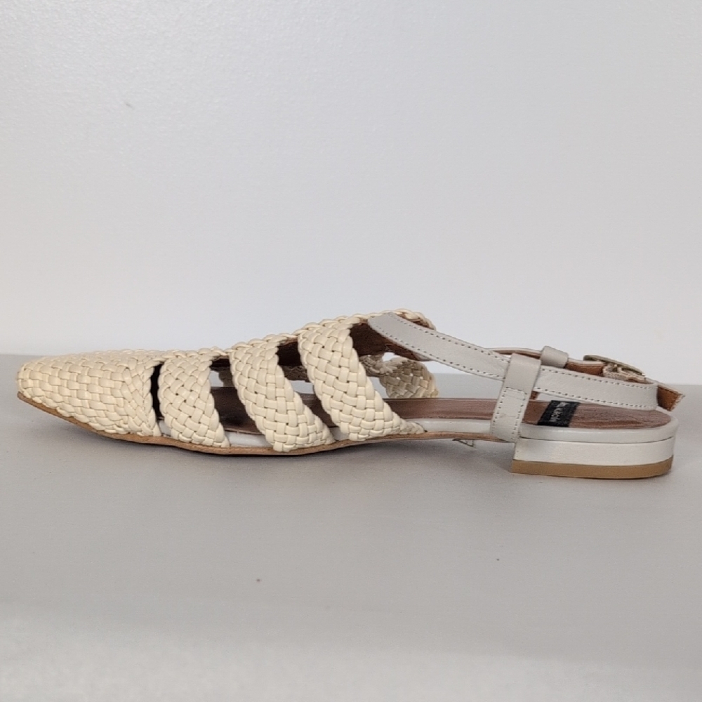 Angel Alarcon Braided Leather Flats - Picture 5 of 12